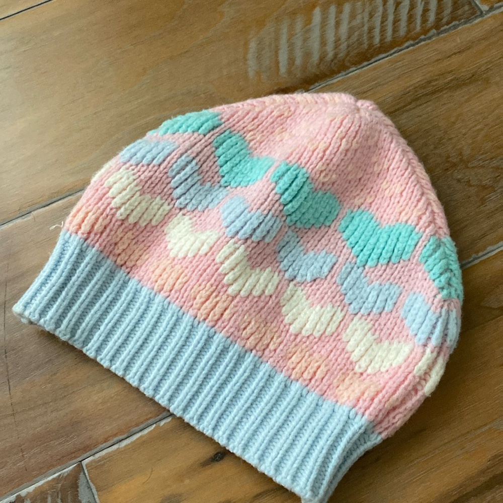 LoveShackFancy Heart Beanie O/S